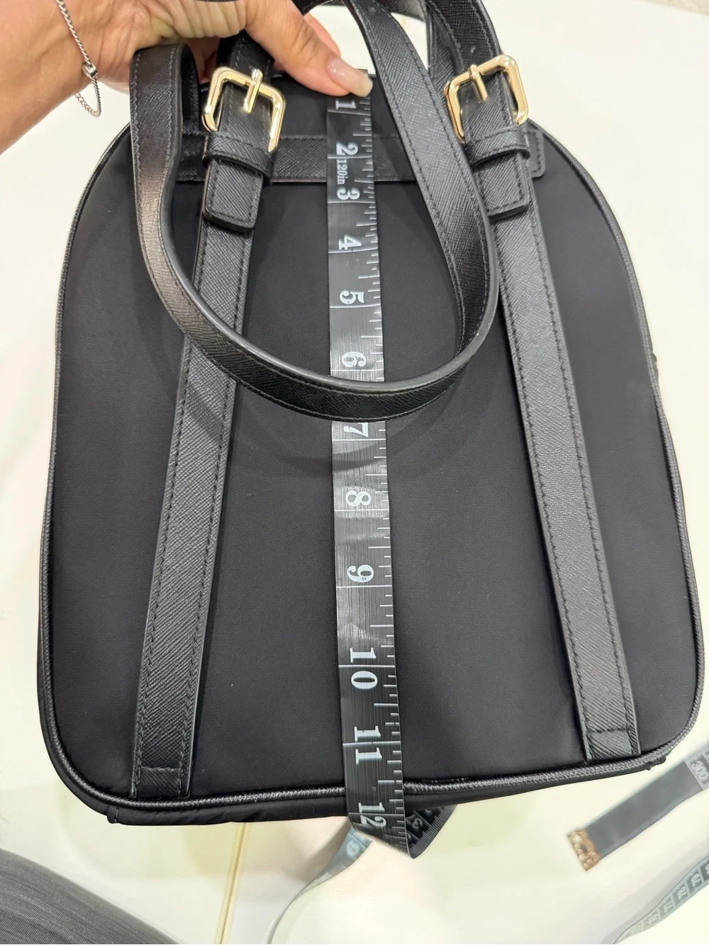 Kate Spade Dawn Medium Black Nylon Backpack WKRU5913